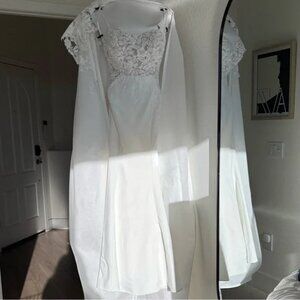 Allure Bridals A1253 Ivory Sheath Wedding Dress